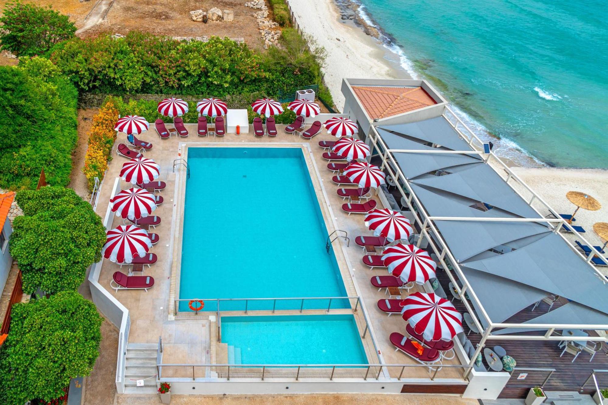 Ammon Zeus Luxury Beach Hotel Kallithea  Bagian luar foto