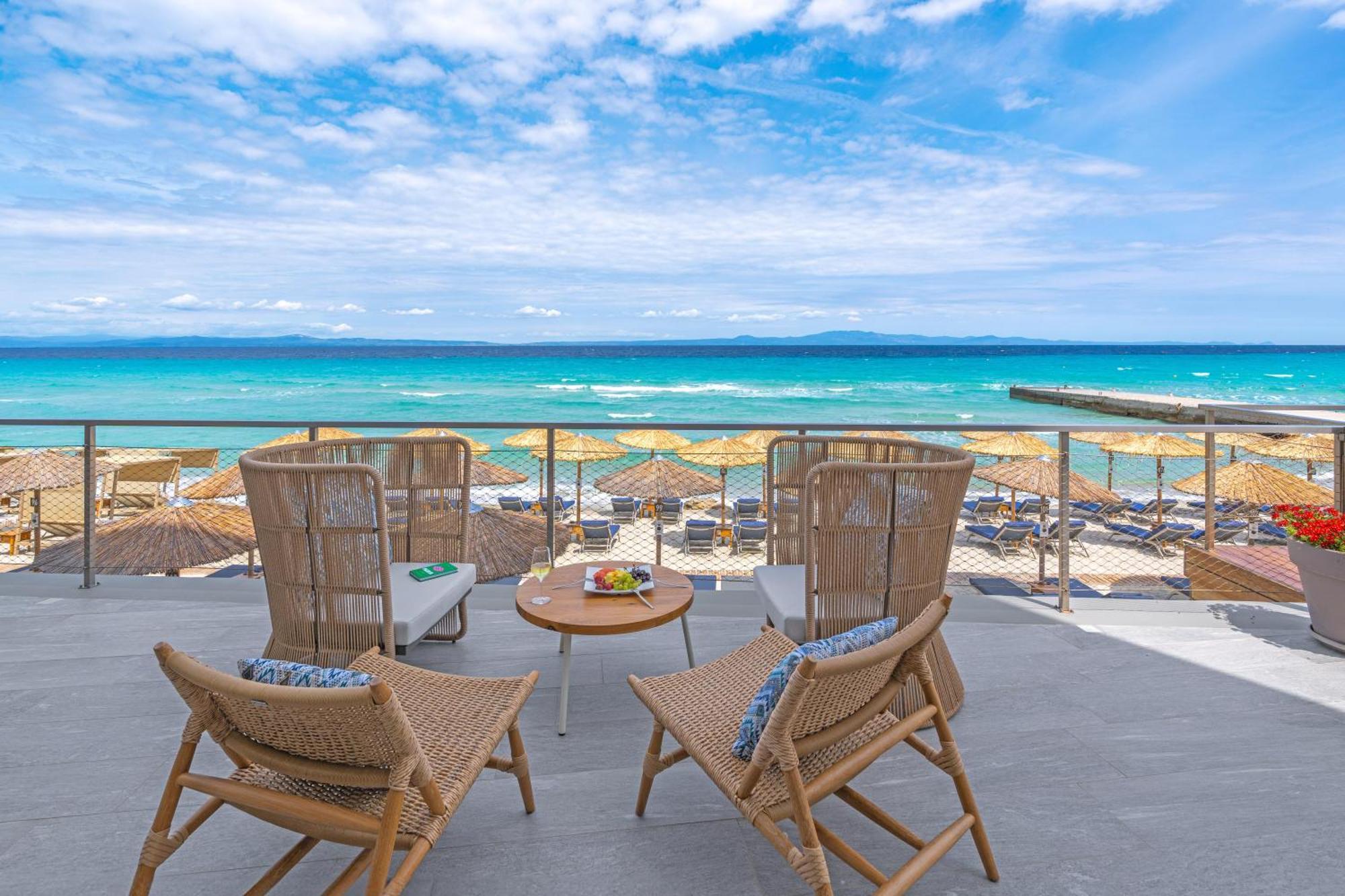 Ammon Zeus Luxury Beach Hotel Kallithea  Bagian luar foto