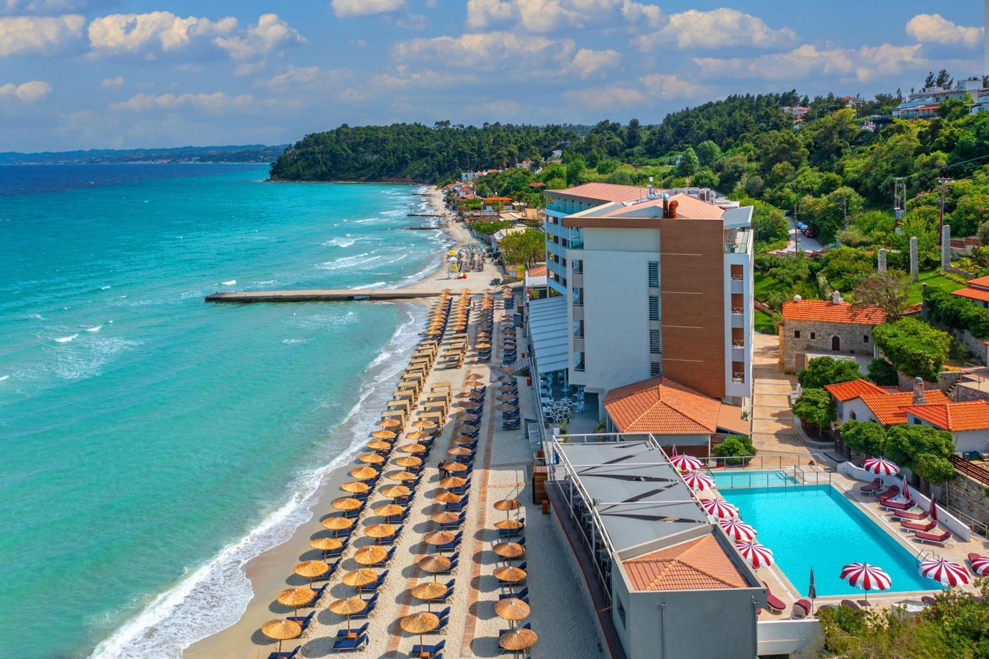 Ammon Zeus Luxury Beach Hotel Kallithea  Bagian luar foto