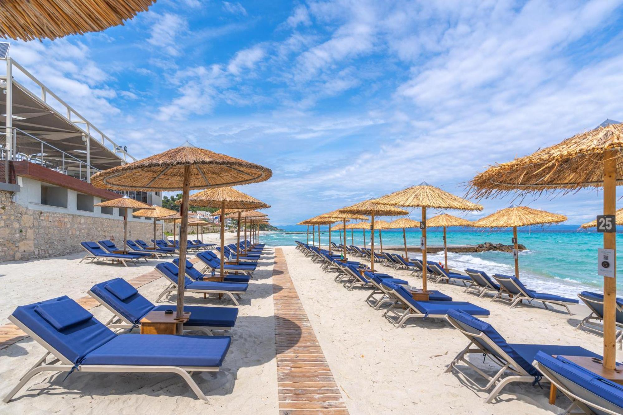 Ammon Zeus Luxury Beach Hotel Kallithea  Bagian luar foto